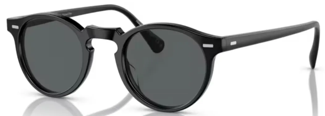 Oliver Peoples Gregory Peck Sun OV5217S 1031P2 Sunglasses Black/Polar. Grey 47mm