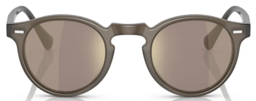 Oliver Peoples Gregory Peck Sun OV5217S 14735D Sunglasses Taupe/PTC Chrome 47mm