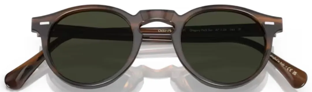 Oliver Peoples Gregory Peck Sun OV5217S 1724P1 Sunglasses Tuscany/Polar. 50mm