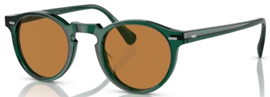 Oliver Peoples Gregory Peck Sun OV5217S 176353 Sunglasses Dark Teal/Cognac 47mm