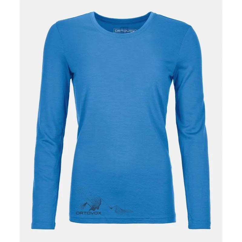 Ortovox  185 Merino Logo Spray LS - Maglietta lana merinos - Donna