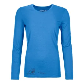 Ortovox  185 Merino Logo Spray LS - Maglietta lana merinos - Donna