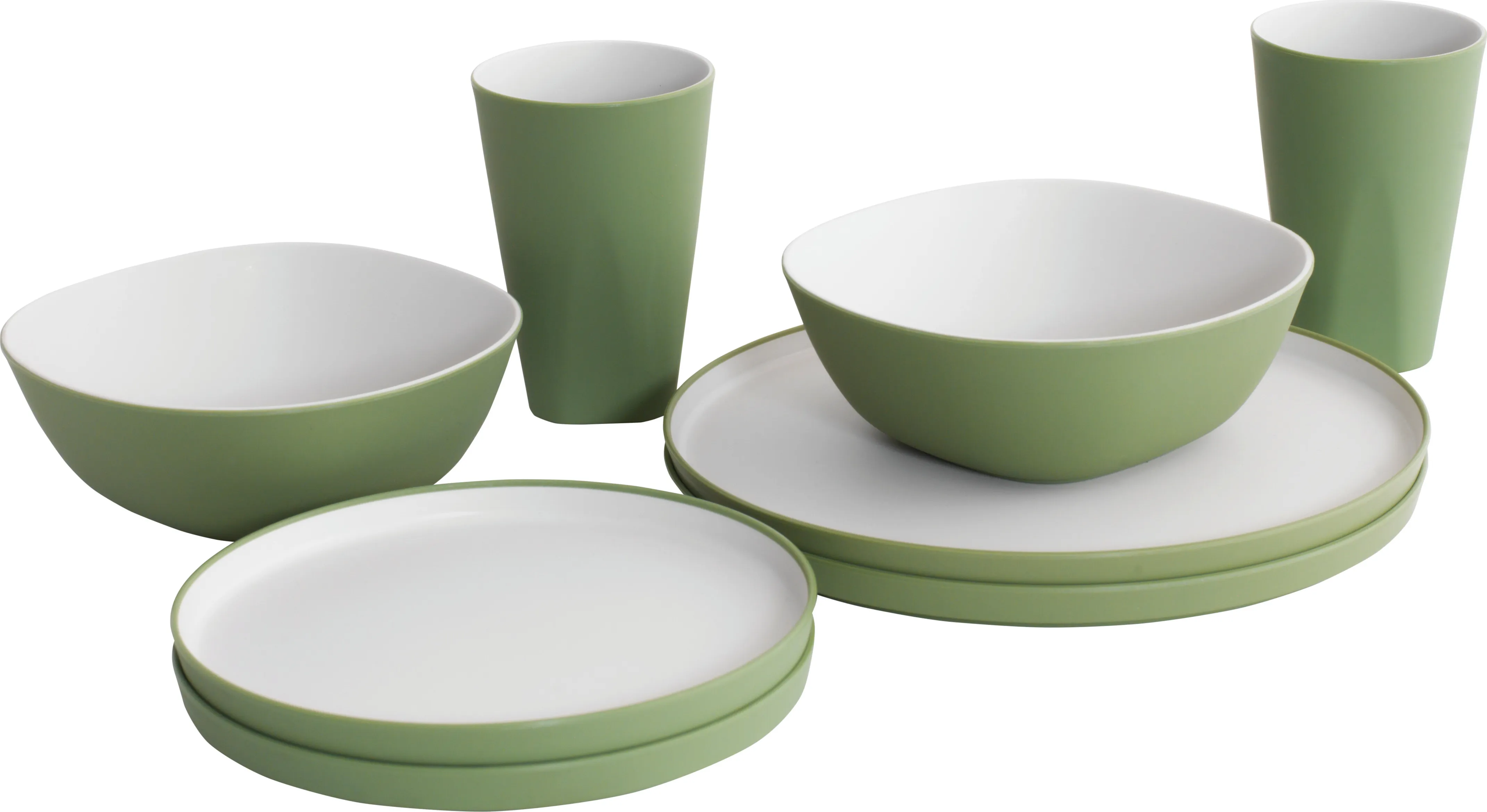 Outwell Gala 2 Person Dinner Set Shadow Green | Buy Outwell Gala 2 Person Dinner Set Shadow Green here | Outnorth