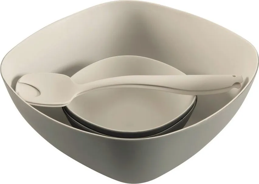 Outwell Gala Salad Set Grey & Sand | Buy Outwell Gala Salad Set Grey & Sand here | Outnorth