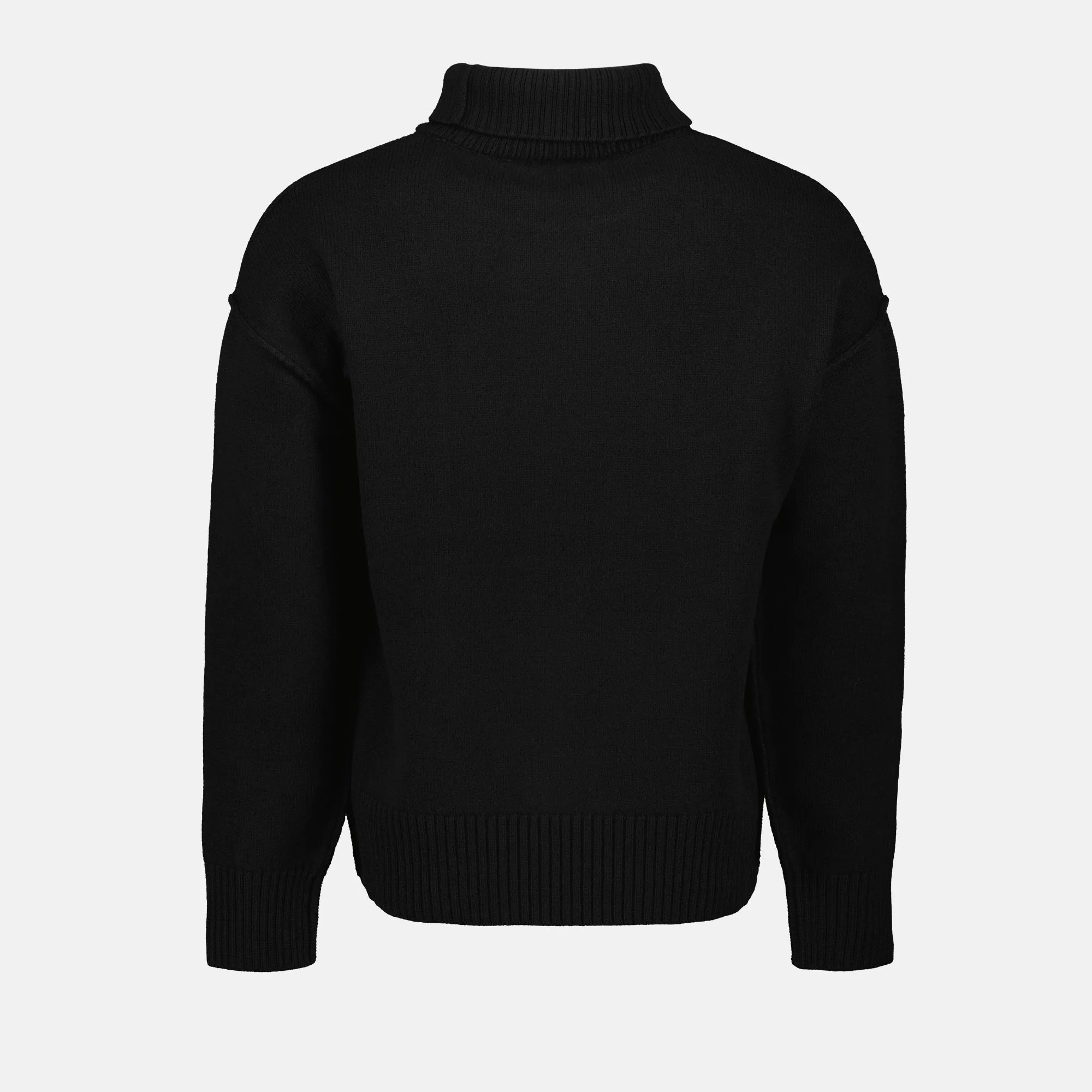 Oversized Black Turtleneck