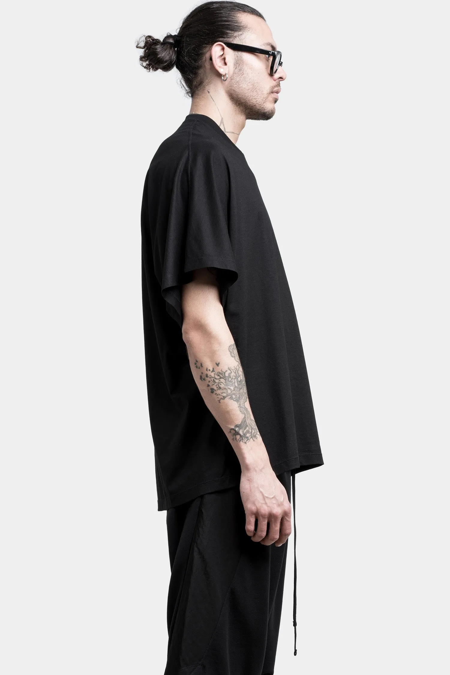 Oversized raglan T-Shirt, Black