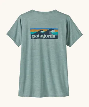 Patagonia Women's Capilene Cool Daily Graphic Shirt - Waters / Thermal Blue