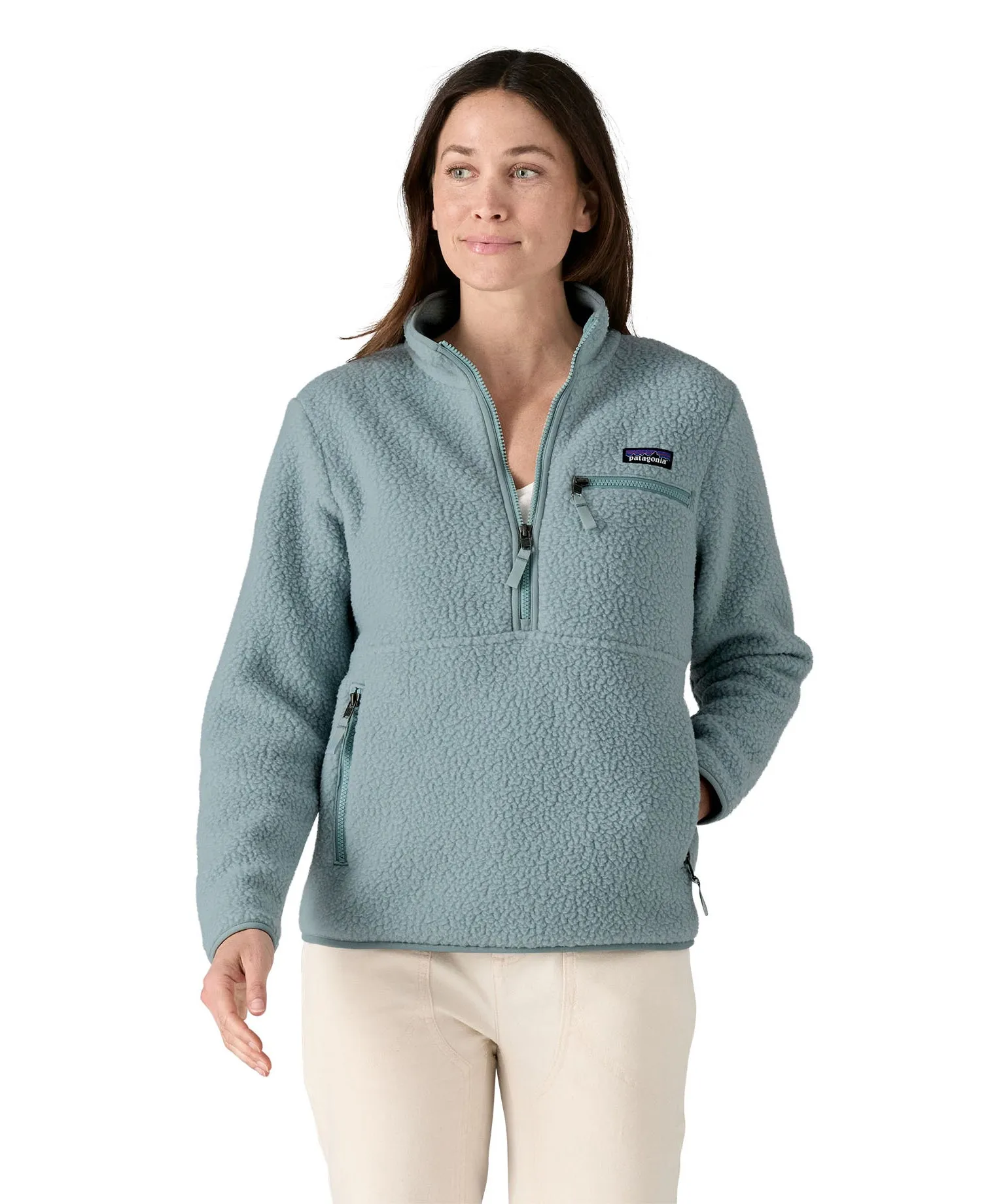 Patagonia Women's Retro Pile Marsupial Fleece - Thermal Blue