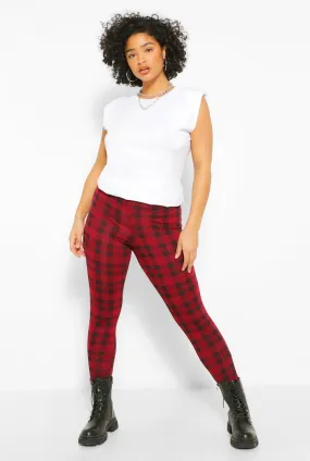 Plus Mono Flannel Leggings