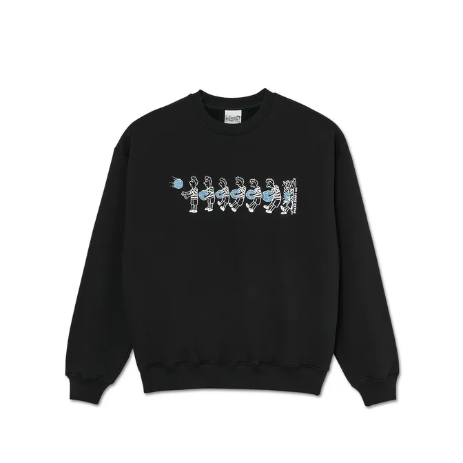 POLAR BASKETBALL CREWNECK - BLACK