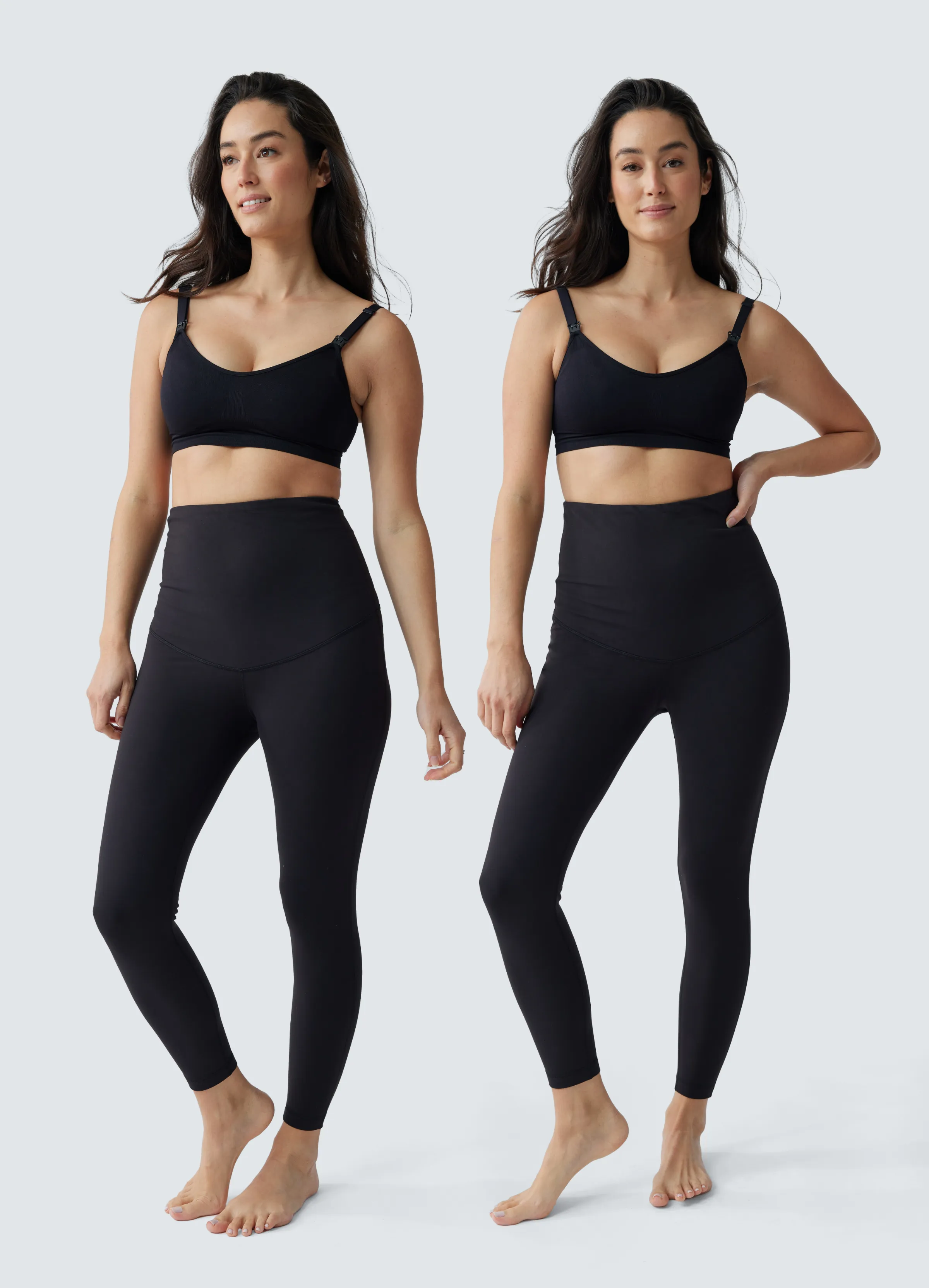 Postpartum Compression Leggings Two-Pack Bundle