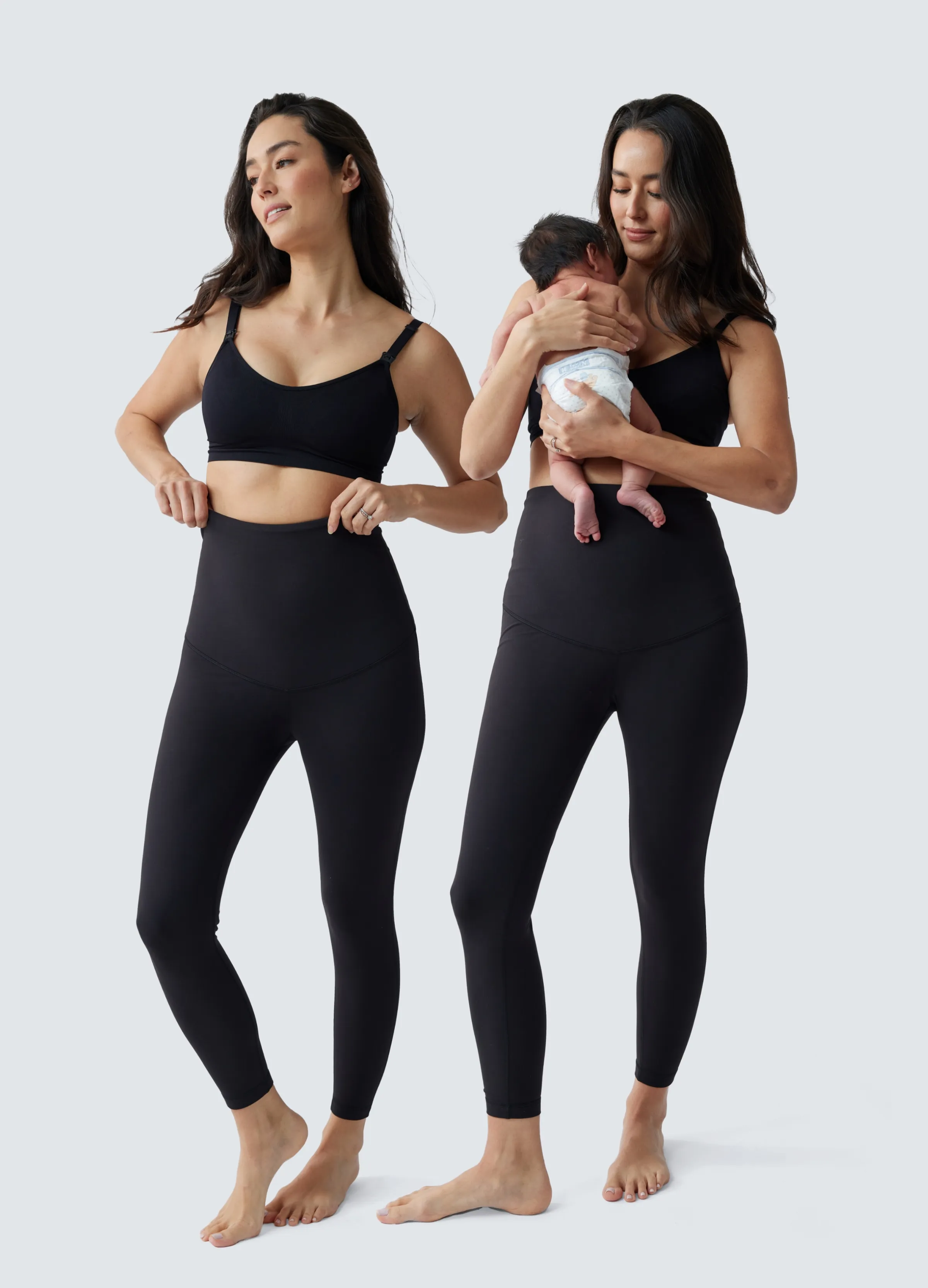 Postpartum Compression Leggings Two-Pack Bundle