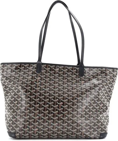 Pre-owned Goyard Mm Artois Tote Coated Canvas