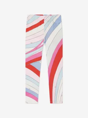 Pucci Girls Iride Leggings in Multicolour