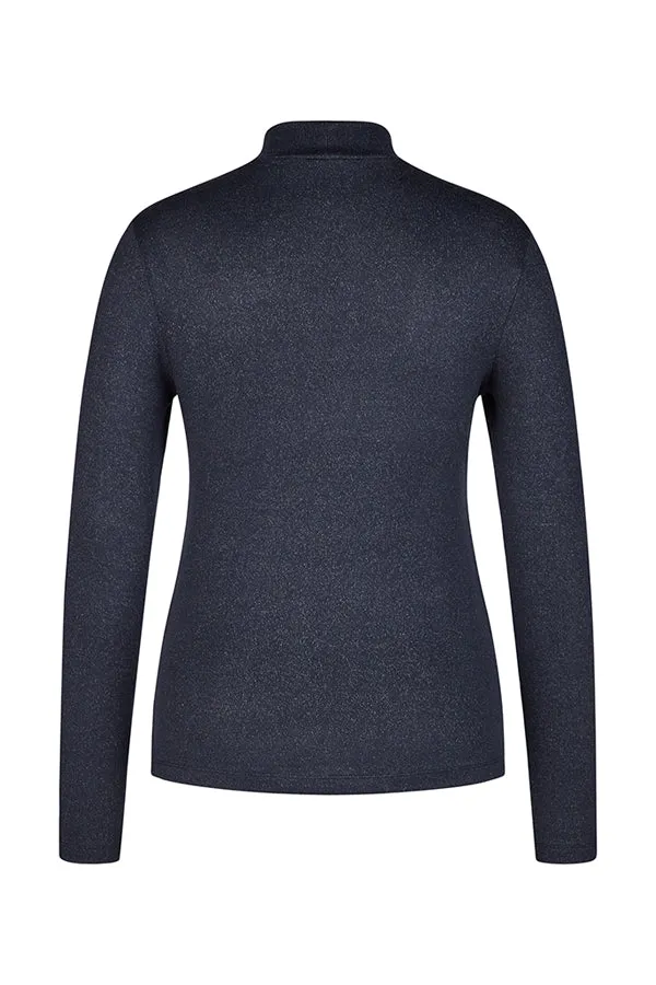 Rabe & LecomteNAVY TURTLENECK T-SHIRT