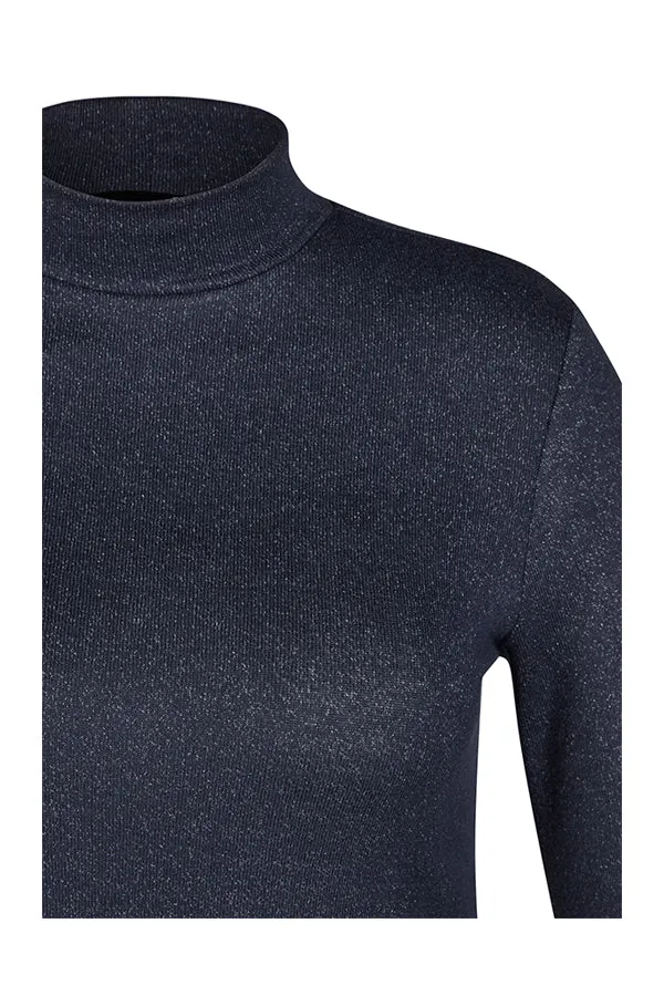 Rabe & LecomteNAVY TURTLENECK T-SHIRT