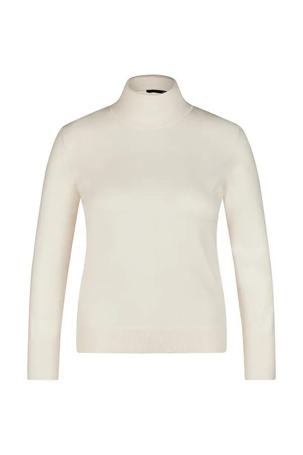 Rabe & LecomteWHITE TURTLENECK JUMPER