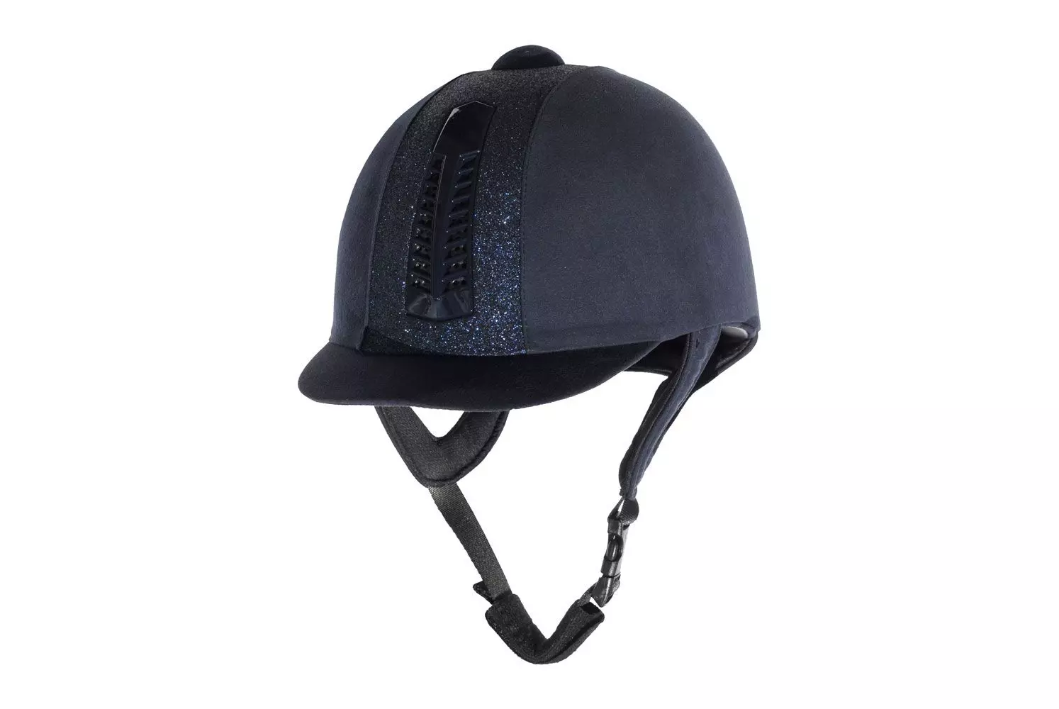 Rhinegold 'Glitter' Pro Riding Hat Adult Sizes 56 to 59cm Navy