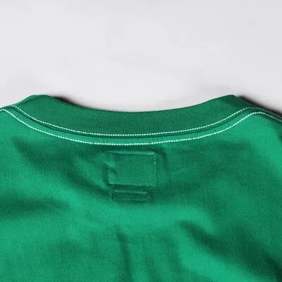 Riding High Flocky Print Color S/S Tee Green