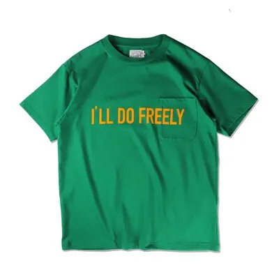 Riding High Flocky Print Color S/S Tee Green