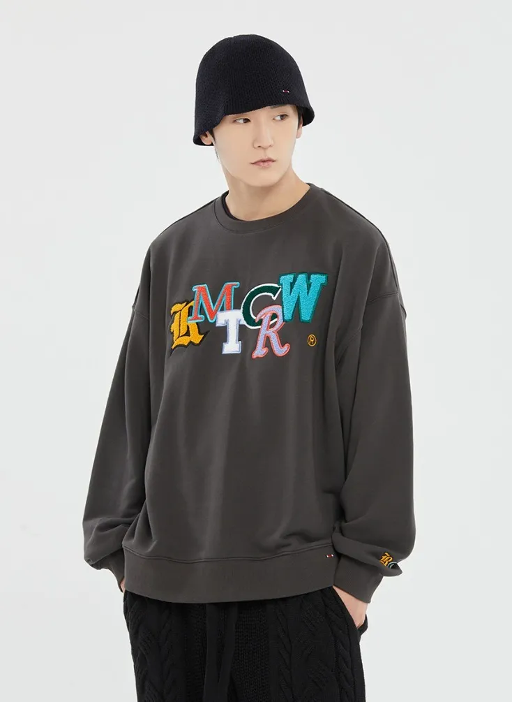 ROMANTIC CROWN  |[ROMANTIC CROWN]★OUT FONT LOGO CREWNECK