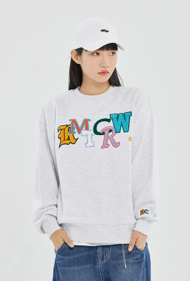 ROMANTIC CROWN  |[ROMANTIC CROWN]★OUT FONT LOGO CREWNECK