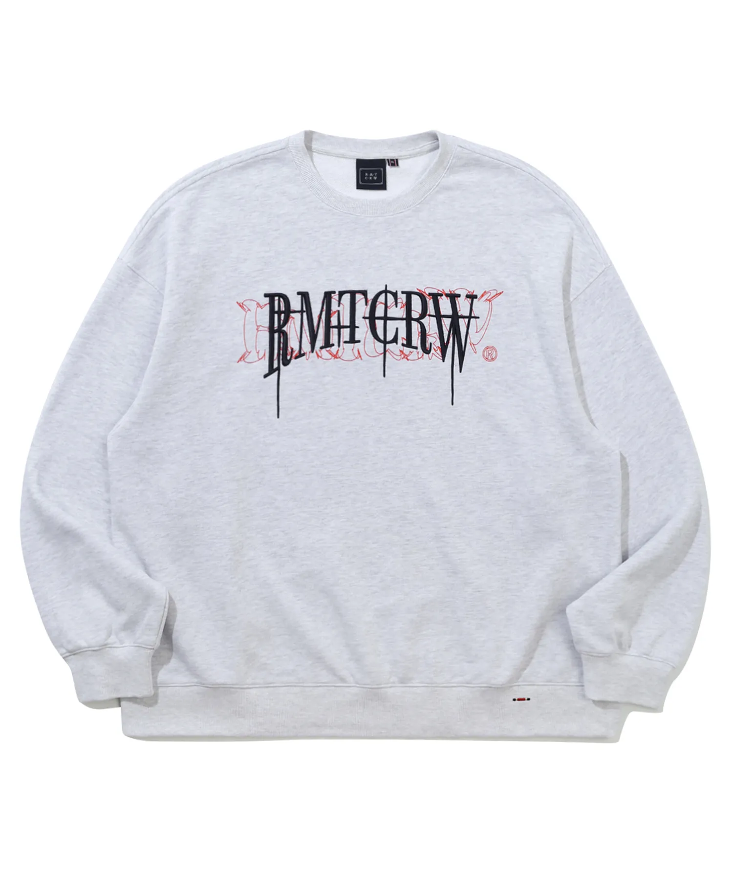 ROMANTIC CROWN  |[ROMANTIC CROWN]★VOLUME LOGO CREWNECK