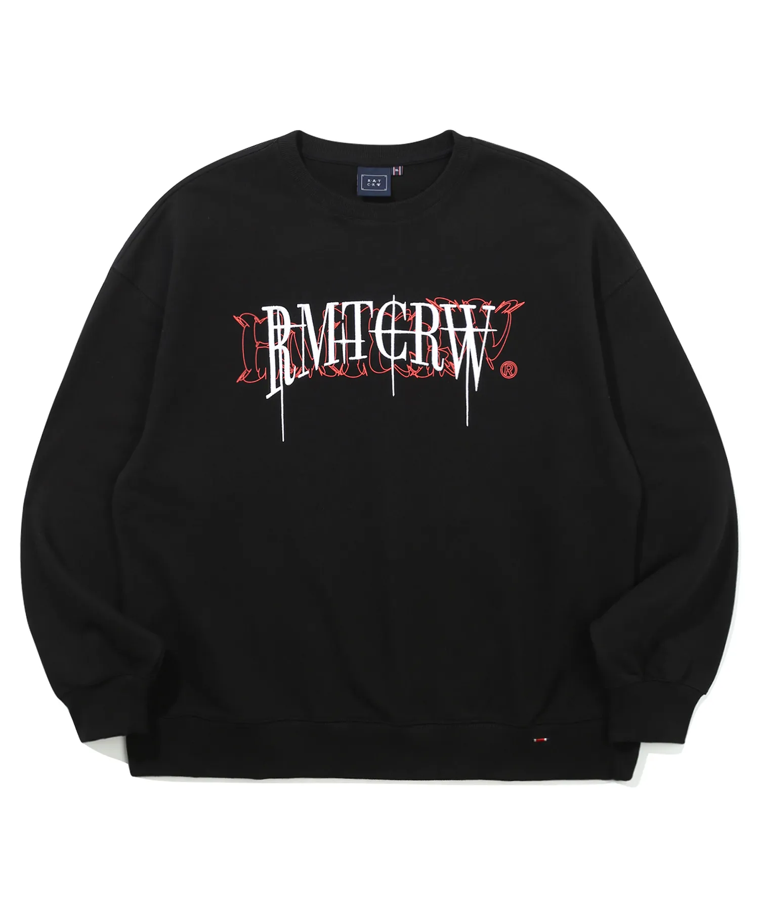 ROMANTIC CROWN  |[ROMANTIC CROWN]★VOLUME LOGO CREWNECK