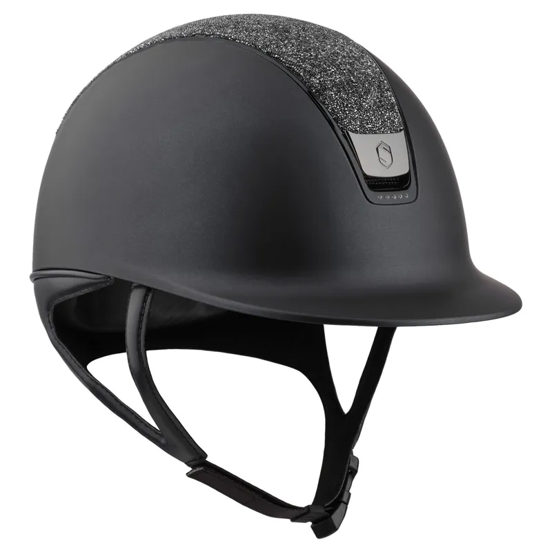 Samshield Shadowmatt Ultra Fine Rock 5 Crystal Riding Hat - Black/Night