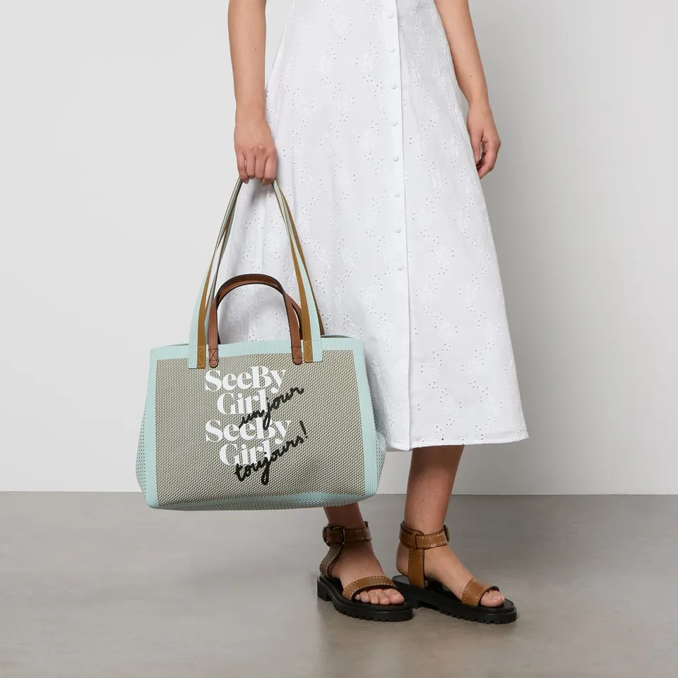 See By Chloé See Bye Bye Woven Tote Bag