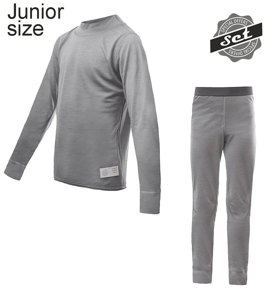 set Sensor Merino Active Set - Grey - kid´s