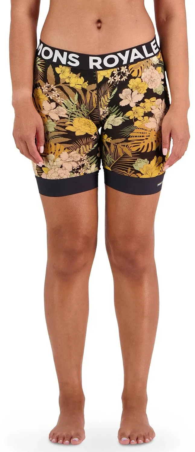 shorts Mons Royale Enduro Merino Air-Con MTB Liner - Floral Camo - women´s