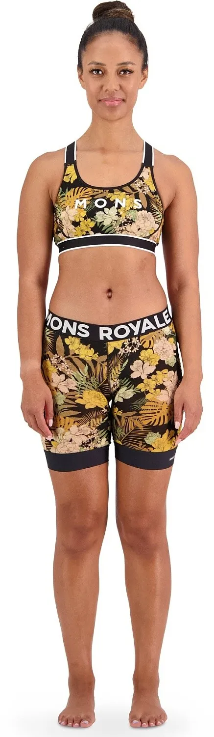 shorts Mons Royale Enduro Merino Air-Con MTB Liner - Floral Camo - women´s