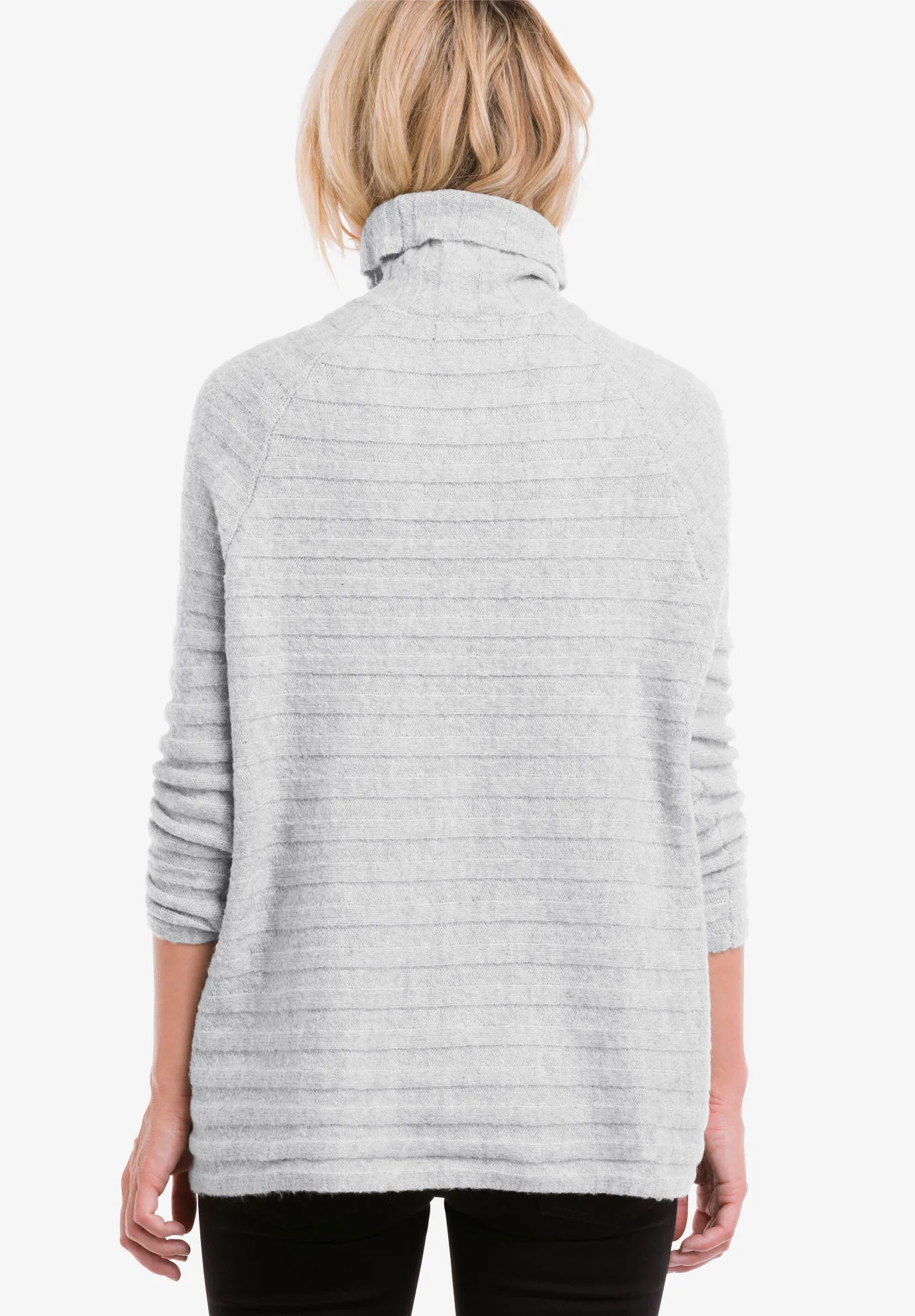 Side Button Turtleneck Sweater