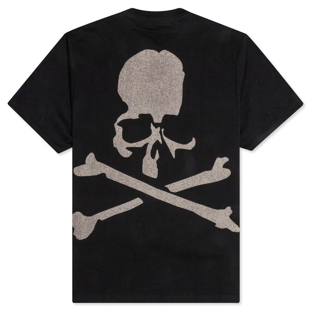 Skull Bleached T-Shirt - Black