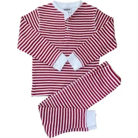 Slugs & Snails Candy Cane Stripe Waffle Cotton Set