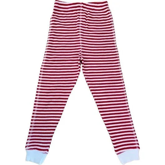 Slugs & Snails Candy Cane Stripe Waffle Cotton Set