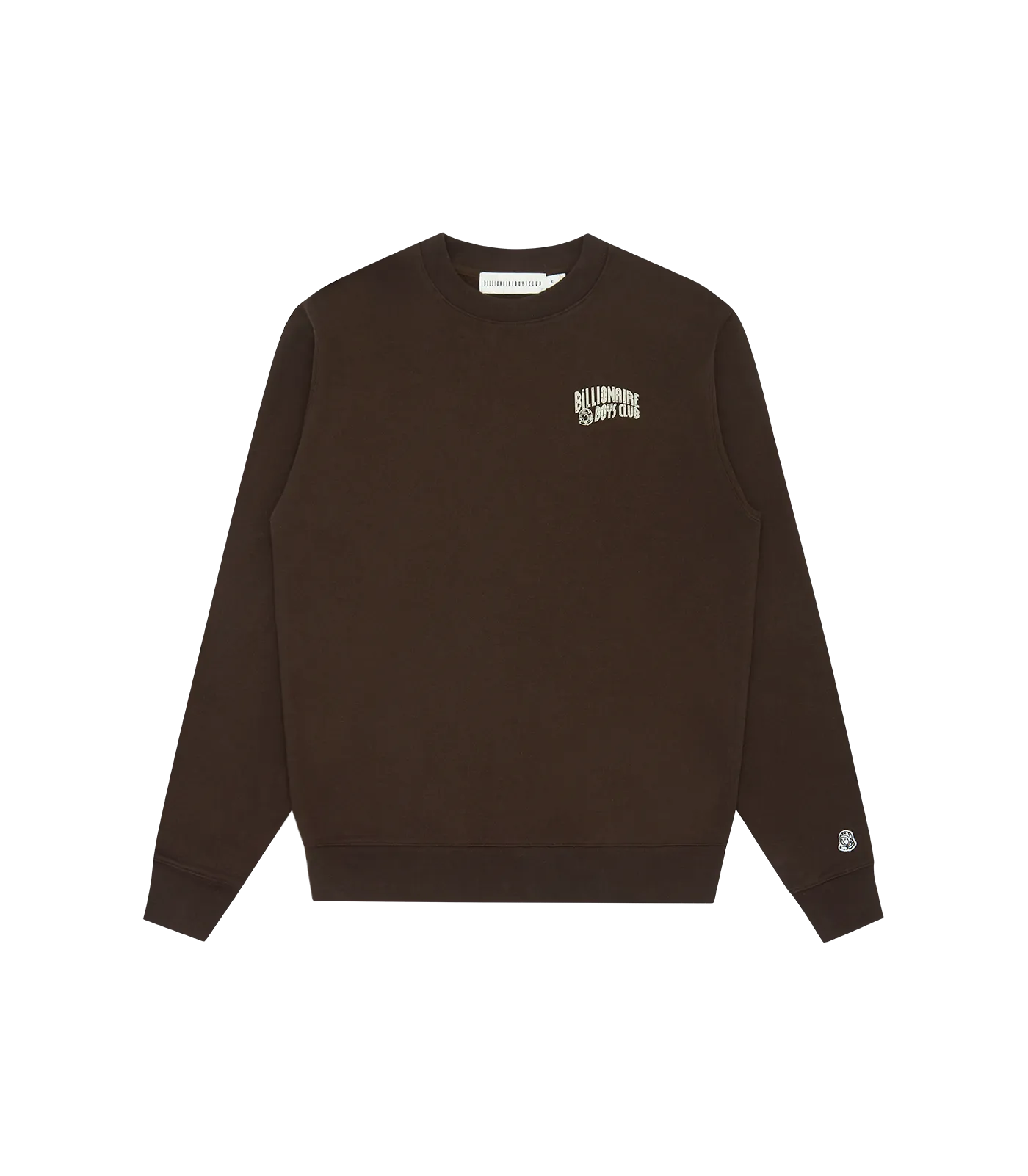 SMALL ARCH LOGO CREWNECK - BROWN