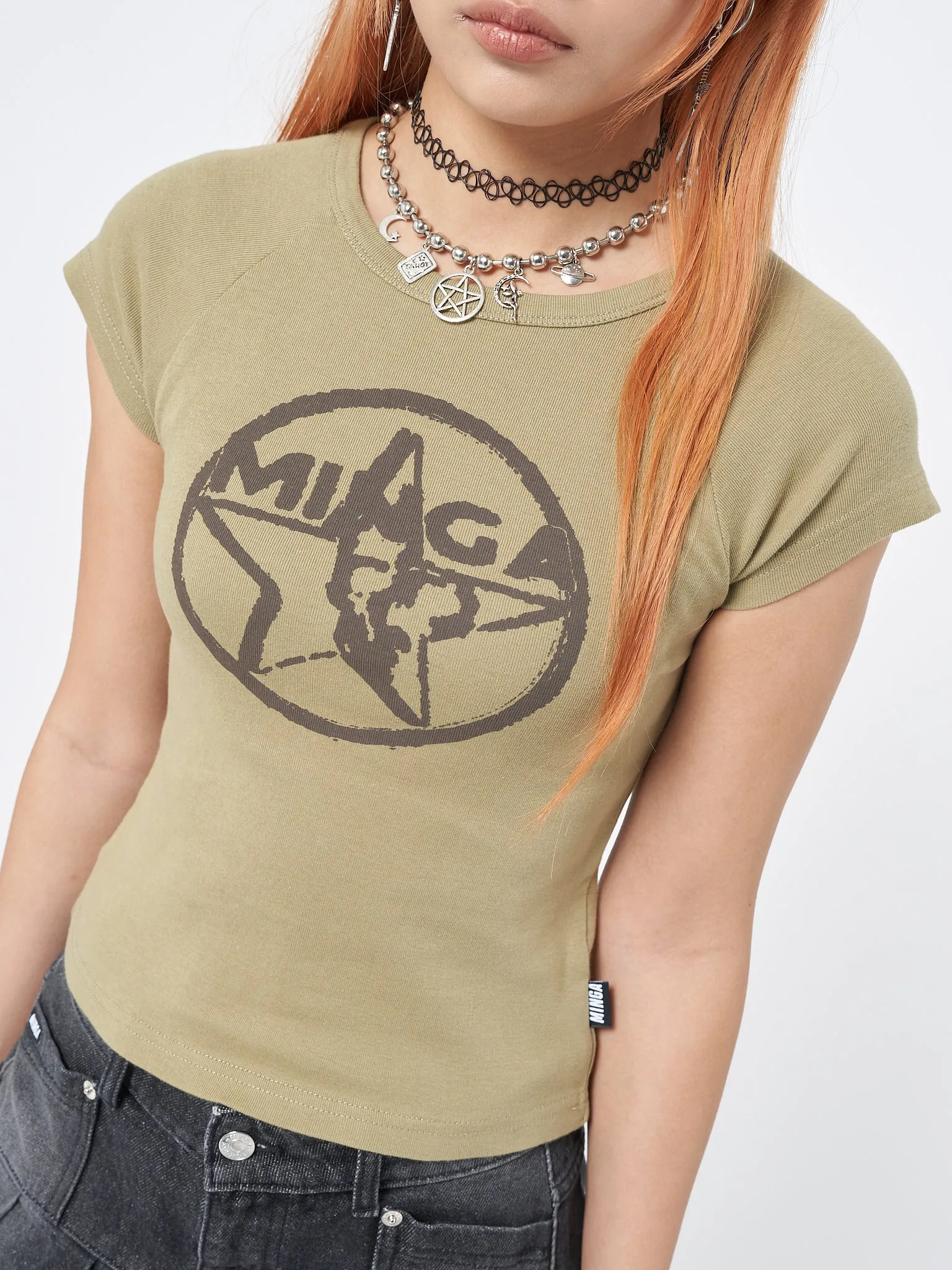 Star Girl Raglan Baby Tee