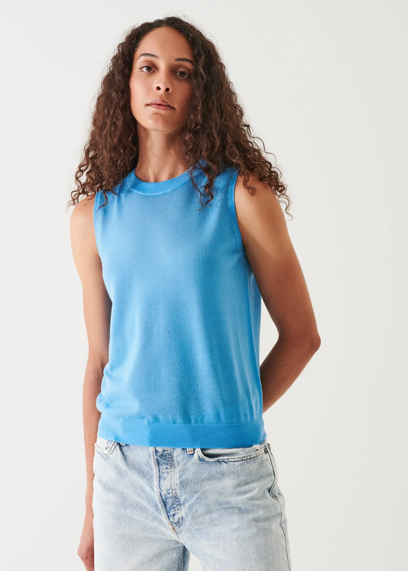 SUPERFINE MERINO CREW TANK