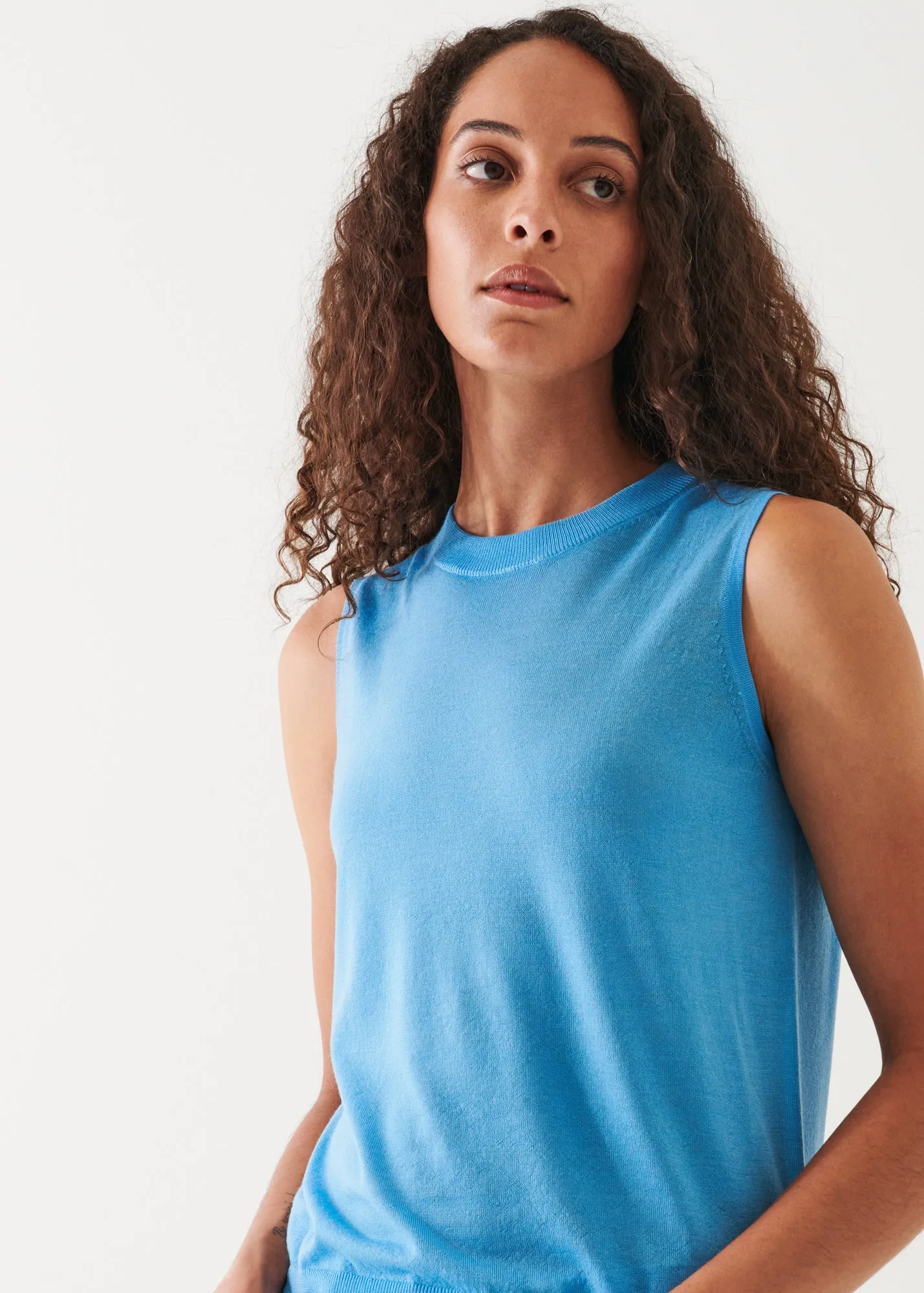 SUPERFINE MERINO CREW TANK