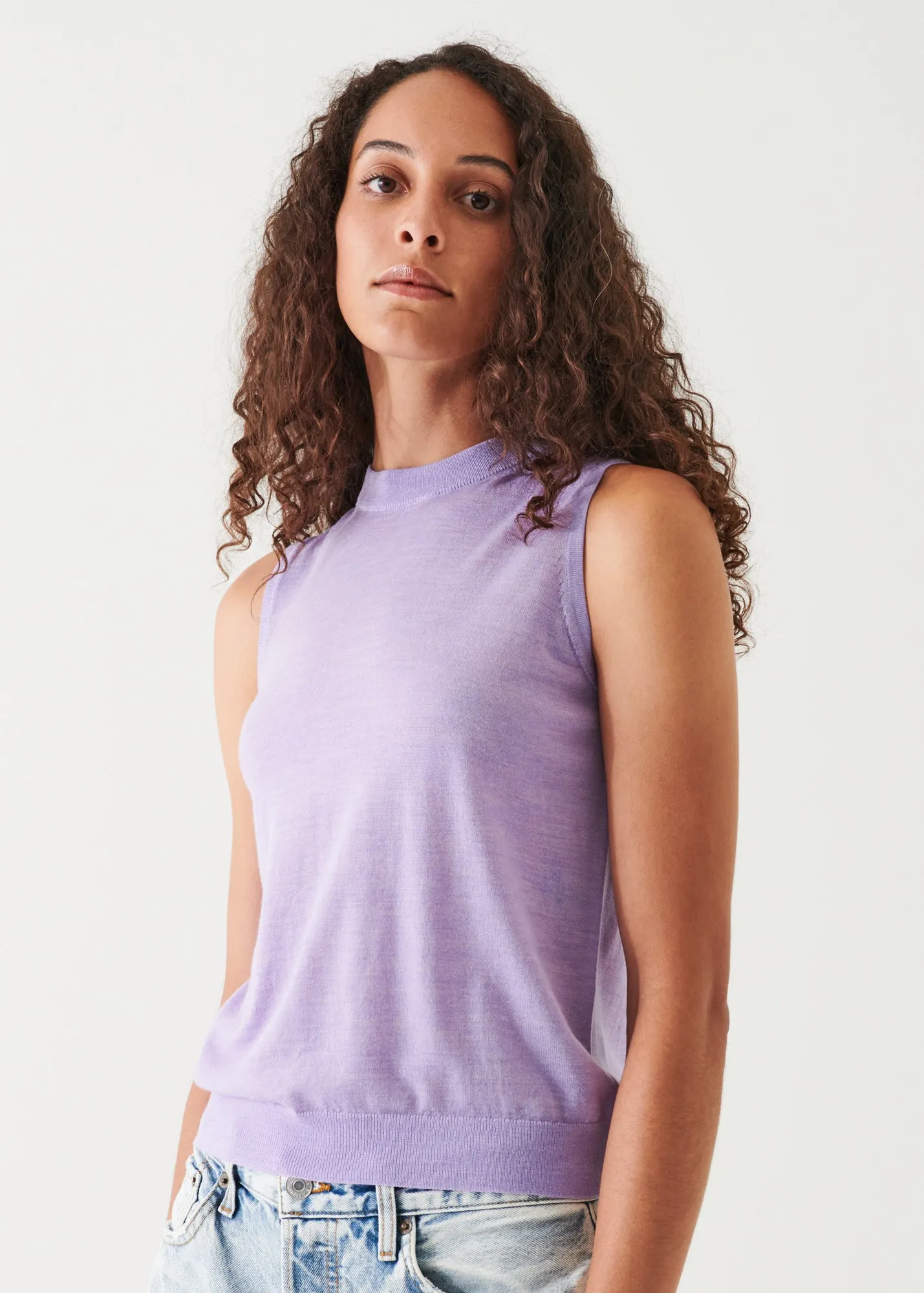 SUPERFINE MERINO CREW TANK