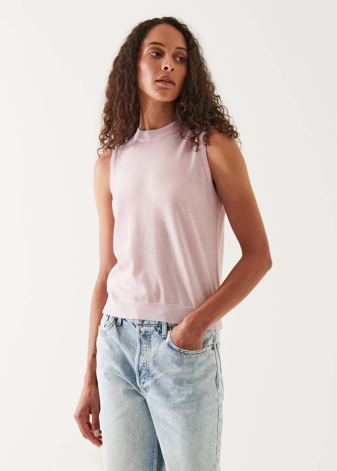 SUPERFINE MERINO CREW TANK