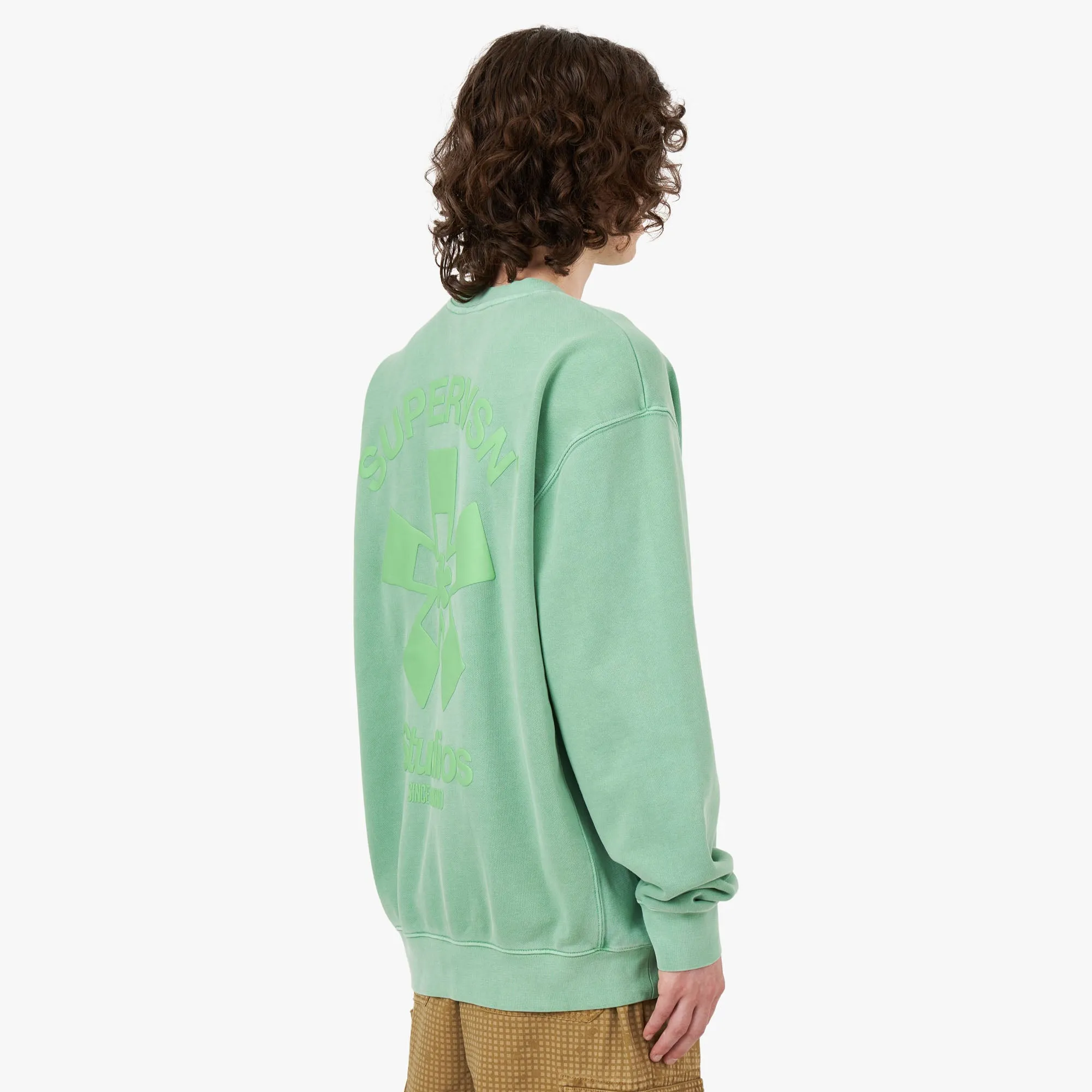 Supervsn Starburst Crewneck / Green