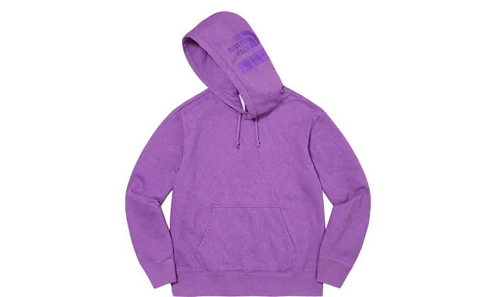 Supreme Supreme The North Face Pigment Printed Hooded Sweatshirt Purple