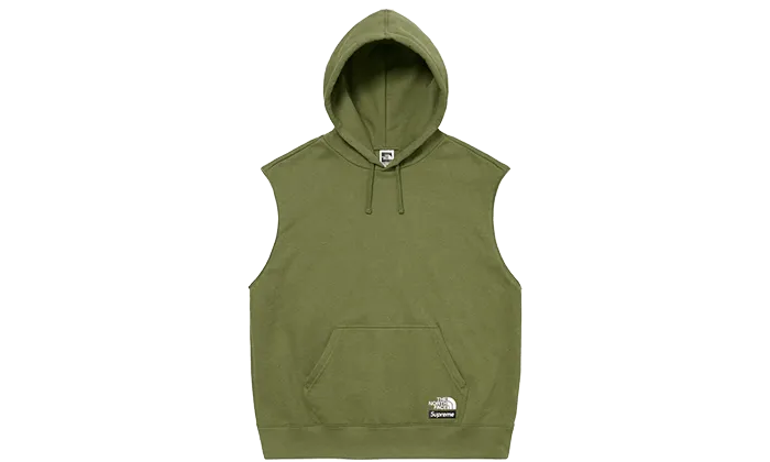 Supreme The North Face Convertible Hooded Sweatshirt Olive