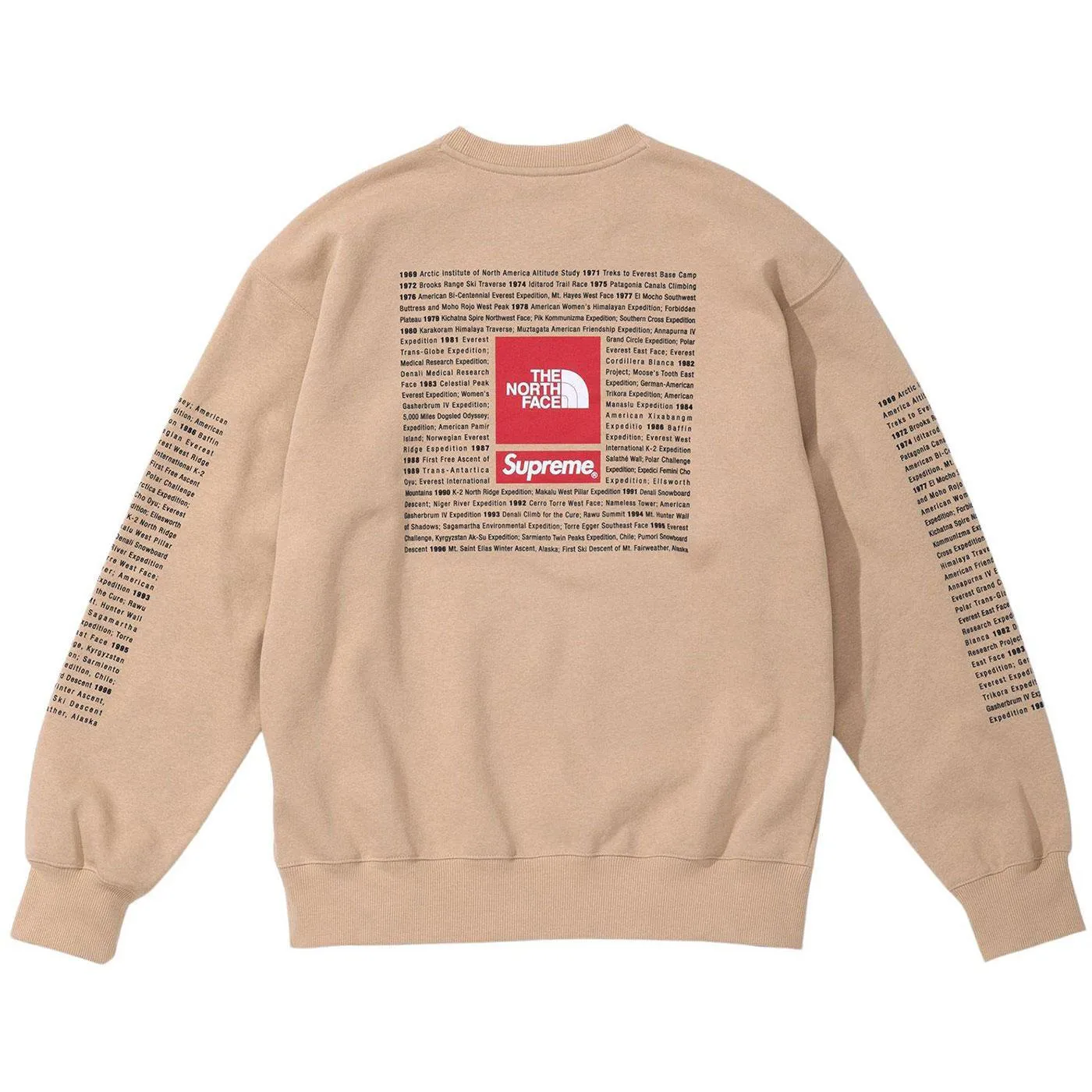 Supreme/The North Face Crewneck (Khaki)