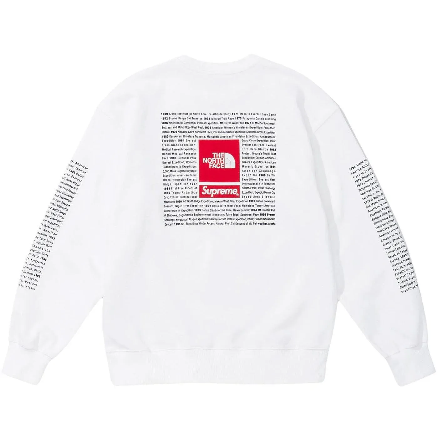 Supreme/The North Face Crewneck (White)