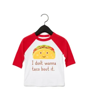 Taco Bout It Red Raglan