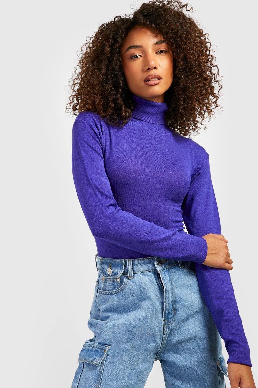 Tall Soft Knit Turtleneck Bodysuit